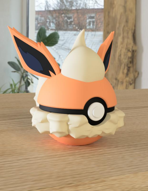 PokeArt Balls - 5x3inch (3D printed)