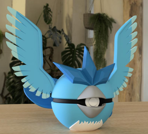 PokeArt Balls - 5x3inch (3D printed)