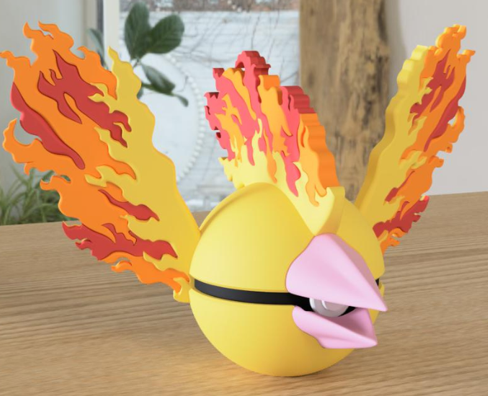 PokeArt Balls - 5x3inch (3D printed)