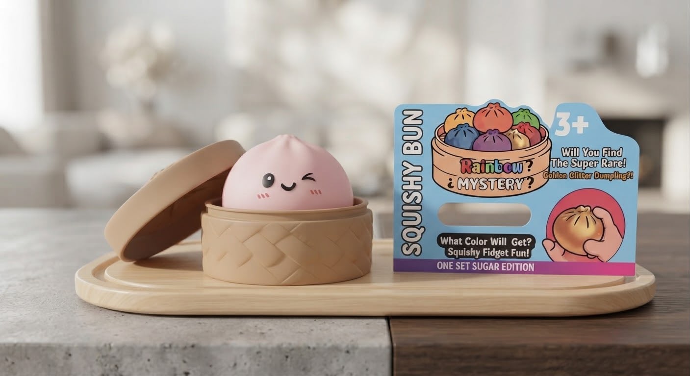 3-Inch Dumpling Squishy