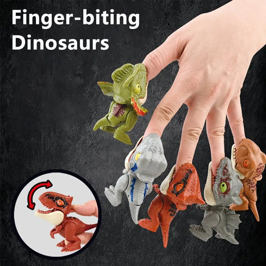 Finger-Biting Dinosaur Toy (3.5" inch)