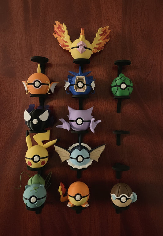 PokeArt Balls - 5x3inch (3D printed)