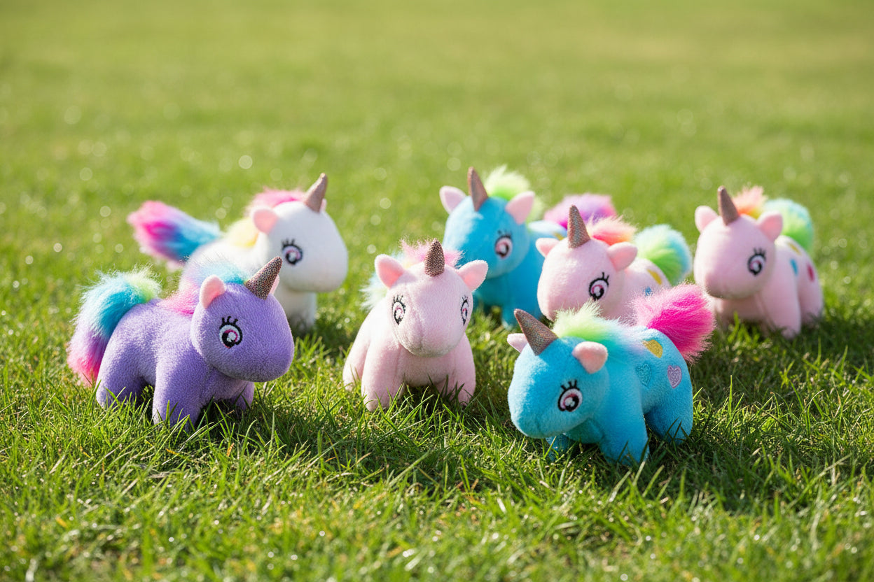 Mini Unicorn Plush Keychain (12cm)