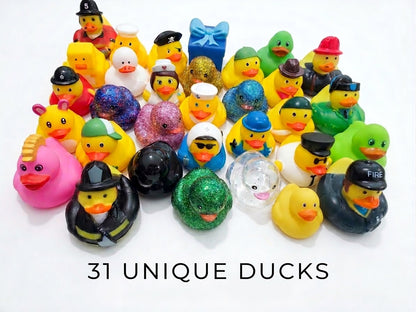 2" inch Rubber Ducks Mix (50 Pack)