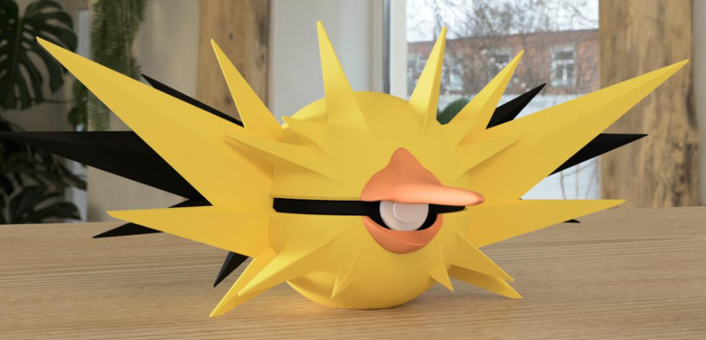 PokeArt Balls - 5x3inch (3D printed)